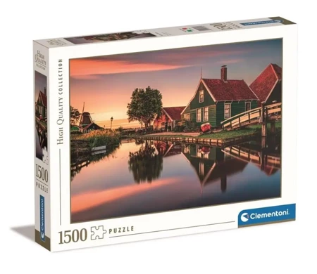 Puzzle 1500 HQ Zaanse Schans - Clementoni