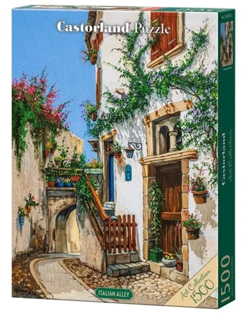 Puzzle 1500 Italian Alley, Magdalena Kępka CASTOR - Castorland