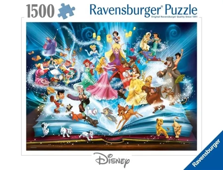 Puzzle 1500 Księga opowieści Disneya - Ravensburger