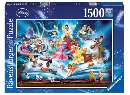 Puzzle 1500 Magiczne bajki Disney'a - Ravensburger