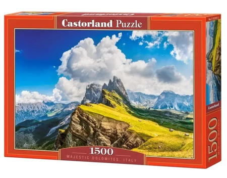 Puzzle 1500 Majestic Dolomites, Italy - Castorland