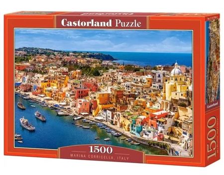 Puzzle 1500 Marina Corricella CASTOR - Castorland