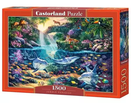 Puzzle 1500 Rajska Dżungla CASTOR - Castorland