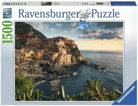 Puzzle 1500 Widok na Cinque Terre - Ravensburger