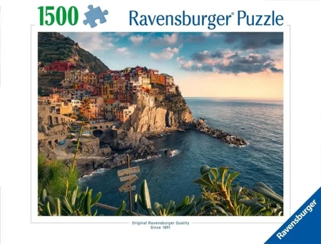 Puzzle 1500 Widok na Cinque Terre - Ravensburger