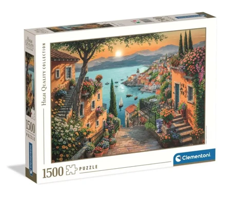 Puzzle 1500 elementów.HQ  Steps to the Harbor - Clementoni