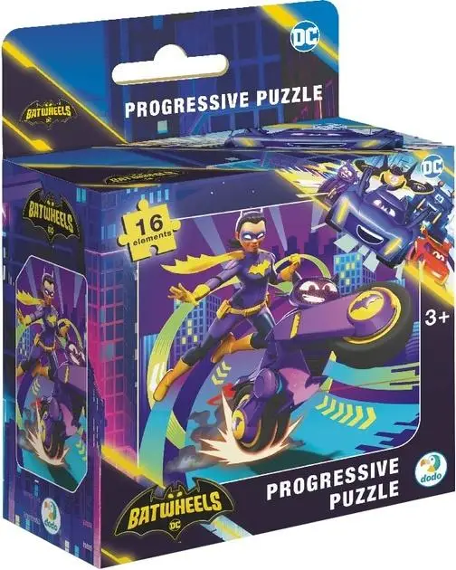 Puzzle 16 Batwheels. Motocykl Batgirl Bibi - Dodo