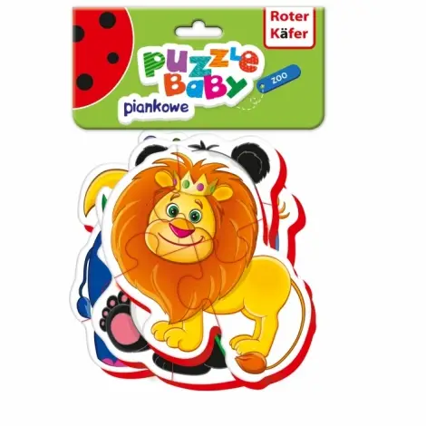 Puzzle 16 piankowe baby Zoo RK1102-02 - Roter Kafer