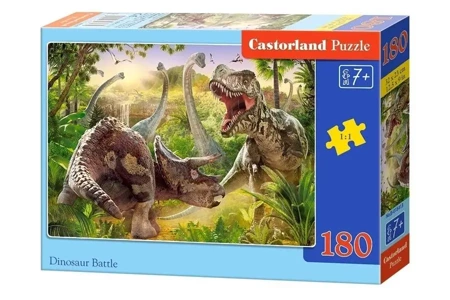 Puzzle 180 Dinosaur Battle CASTOR - Castorland