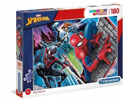 Puzzle 180 Super kolor Spiderman - Clementoni