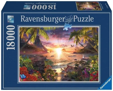 Puzzle 18000 Raj. Zachód słonca - Ravensburger