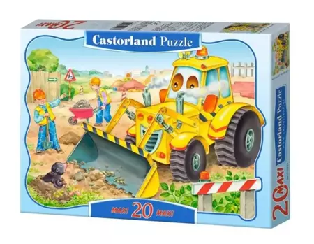 Puzzle 20 maxi - Spychacz CASTOR - Castorland