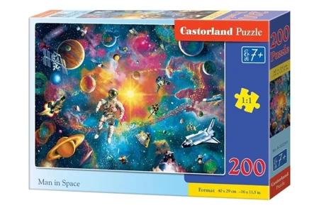 Puzzle 200 Man in Space CASTOR - Castorland