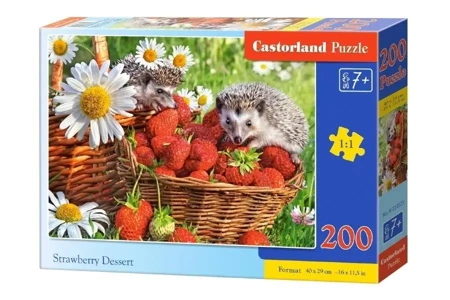 Puzzle 200 Strawberry Dessert CASTOR - Castorland