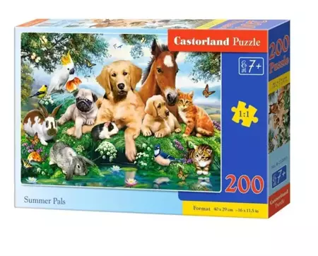 Puzzle 200 Summer Pals CASTOR - Castorland