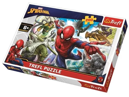 Puzzle 200 Urodzony bohater TREFL - Spider-Man