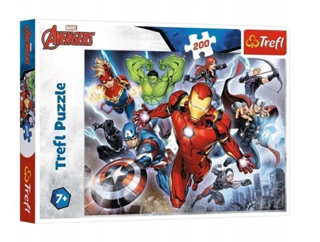 Puzzle 200 Waleczni Avengersi TREFL