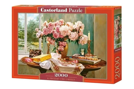 Puzzle 2000 A present for Lindsey CASTOR - Castorland