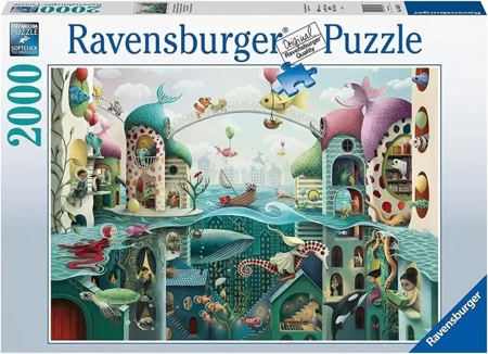 Puzzle 2000 Gdyby ryby umiały mówić - Ravensburger