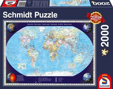 Puzzle 2000 PQ Nasz świat 103029 - Schmidt Spiele Puzzle