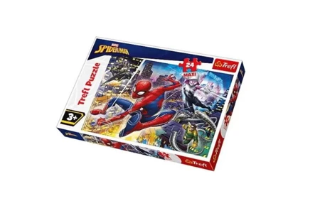 Puzzle 24 maxi Nieustraszony Spider-Man TREFL