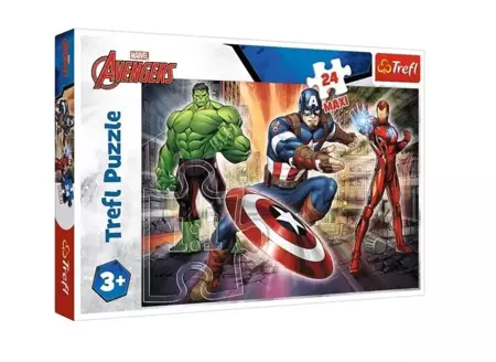 Puzzle 24 maxi W świecie Avengersów TREFL