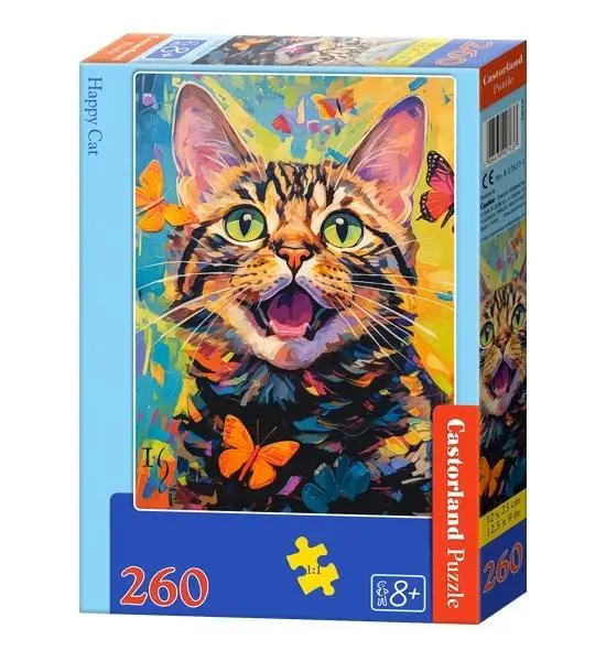 Puzzle 260 Happy Cat CASTOR - Castorland