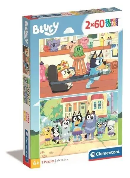 Puzzle 2w60 Super Kolor Bluey - Clementoni