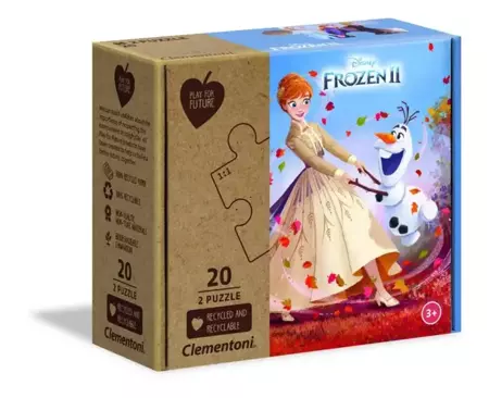 Puzzle 2x20 Play For Future Frozen 2 - Clementoni