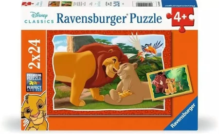 Puzzle 2x24 Król lew - Ravensburger