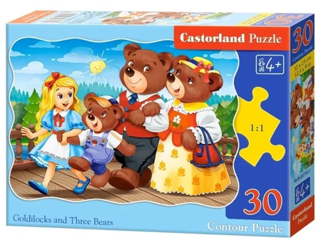 Puzzle 30 Goldilocks and Three Bears CASTOR - Castorland