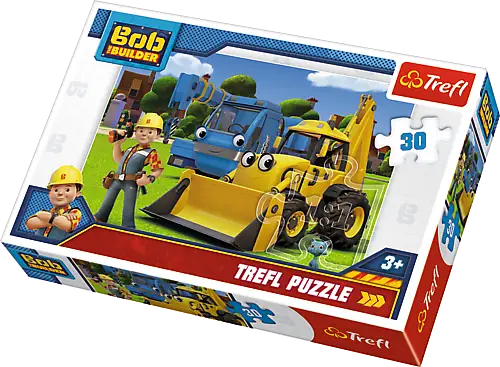 Puzzle 30 Nowe wyzwanie Bob budowniczy 18214 - Trefl PAP