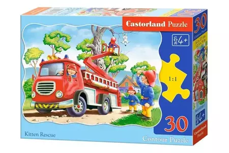 Puzzle 30 Strażacy w akcji CASTOR - Castorland
