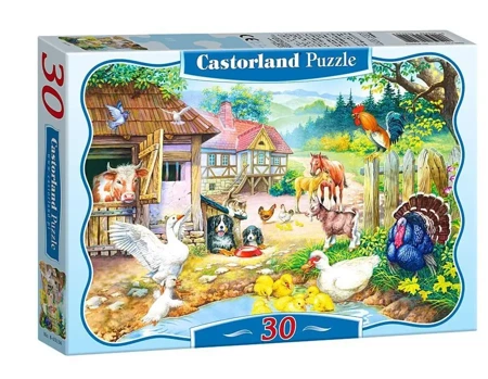 Puzzle 30 Zwierzęta na farmie CASTOR - Castorland