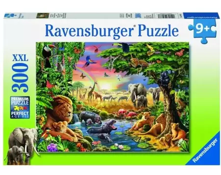 Puzzle 300 Afrykańskie zwierzaki XXL - Ravensburger