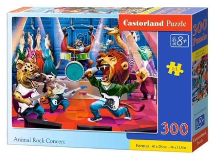 Puzzle 300 Animal Rock Concert CASTOR - Castorland