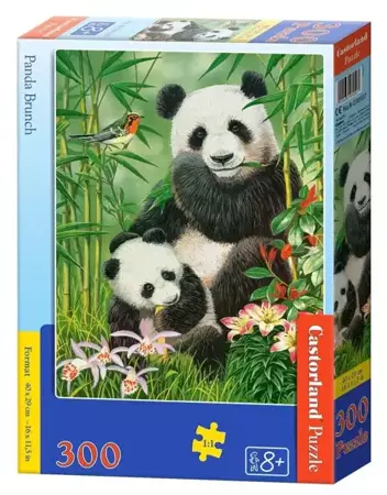 Puzzle 300 Panda Brunch CASTOR - Castorland
