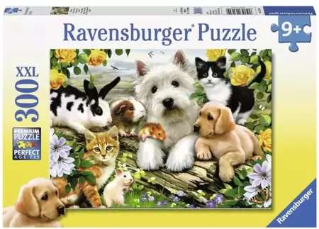 Puzzle 300 Szczęśliwe zwierzęta XXL - Ravensburger