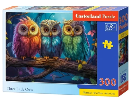 Puzzle 300 Three Little Owls CASTOR - Castorland