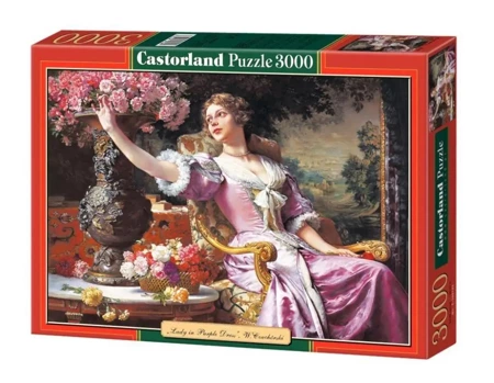 Puzzle 3000 Dama w różowej sukni CASTOR - Castorland