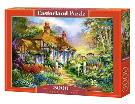 Puzzle 3000 Forest Cottage CASTOR - Castorland