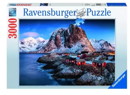 Puzzle 3000 Hamnoy, Lofoty - Ravensburger