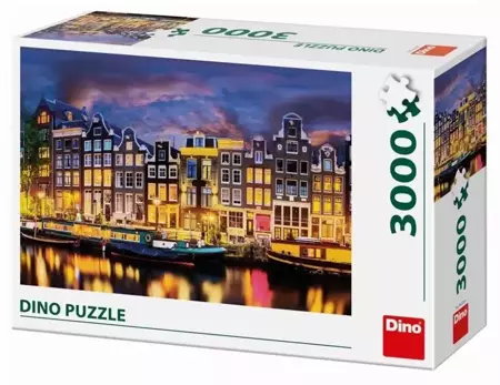 Puzzle 3000 Holandia, Amsterdam - Dino Toys