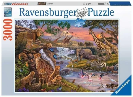 Puzzle 3000 Królestwo zwięrząt - Ravensburger