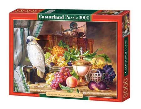 Puzzle 3000 Papuga i owoce CASTOR - Castorland