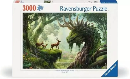 Puzzle 3000 Przebudzenie Leśnego Smoka - Ravensburger