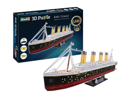 Puzzle 3D 266 RMS Titanic - LED Edition - Revell