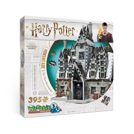 Puzzle 3D 395 Harry Potter Wrebbit Pub pod trzeva miotłami w Hogsmeade - Tactic Games