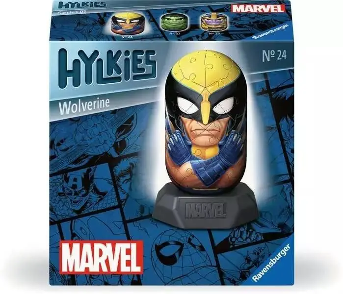 Puzzle 3D Hylkies: Wolverine - Ravensburger