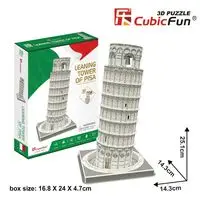 Puzzle 3D Krzywa Wieża w Pizie 27 części - Cubic Fun